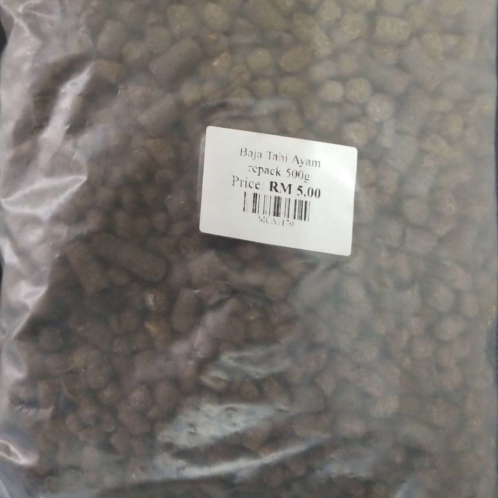 Baja Tahi Ayam Pelletized 500G